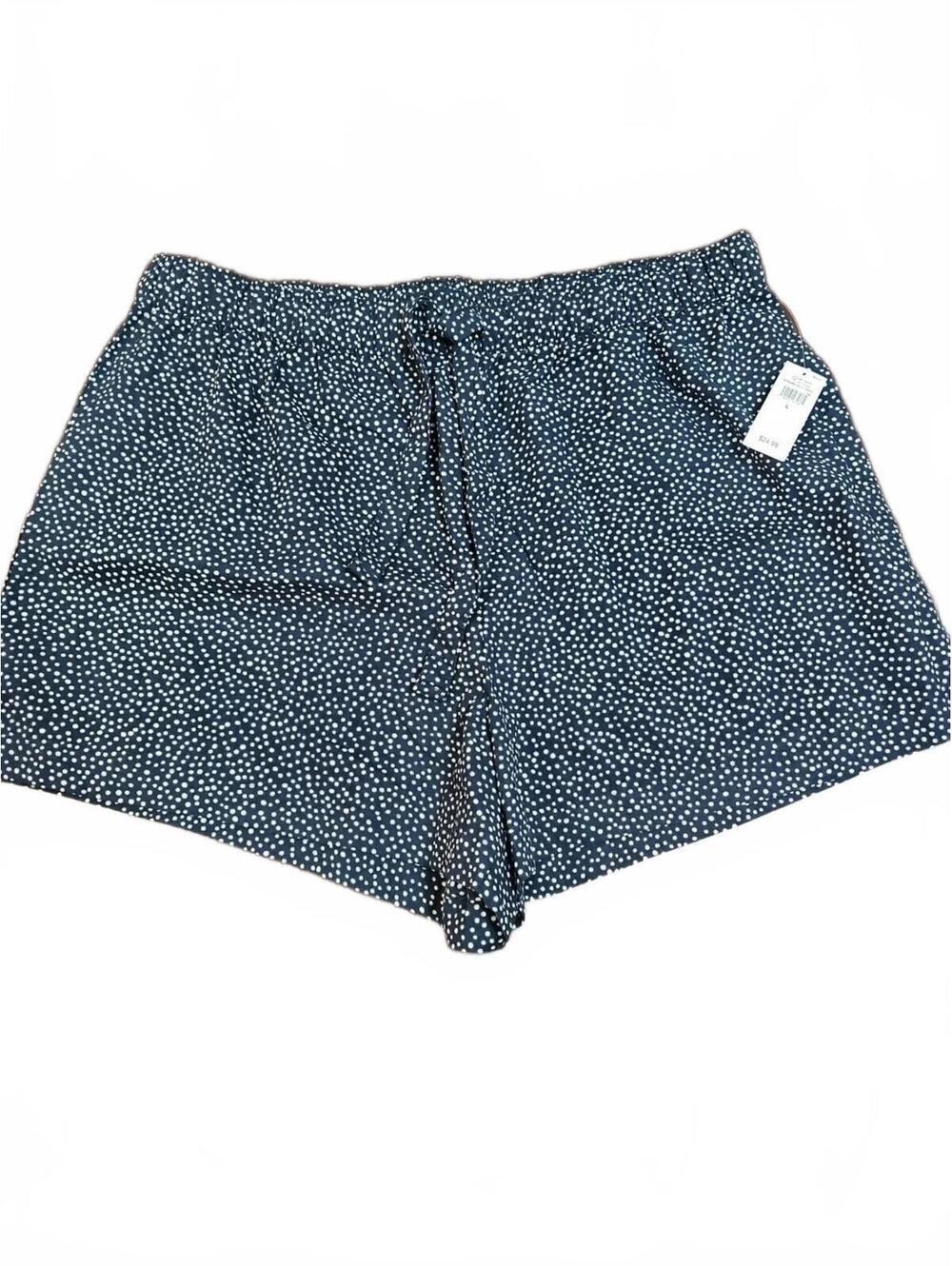 GAP BODY Women's Printed Cotton Sleep Lounge Boxer Shorts Sz Large  NWT